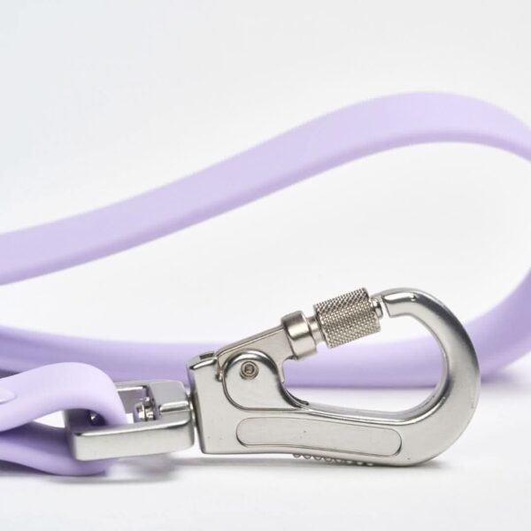 Waterproof PVC Dog Leash - Lilac - Image 4