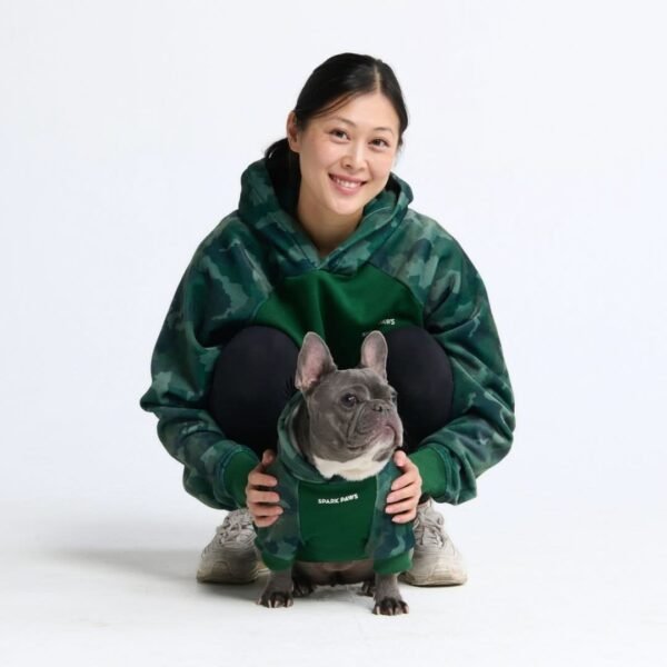 Forest Camo Human Hoodie - Image 2