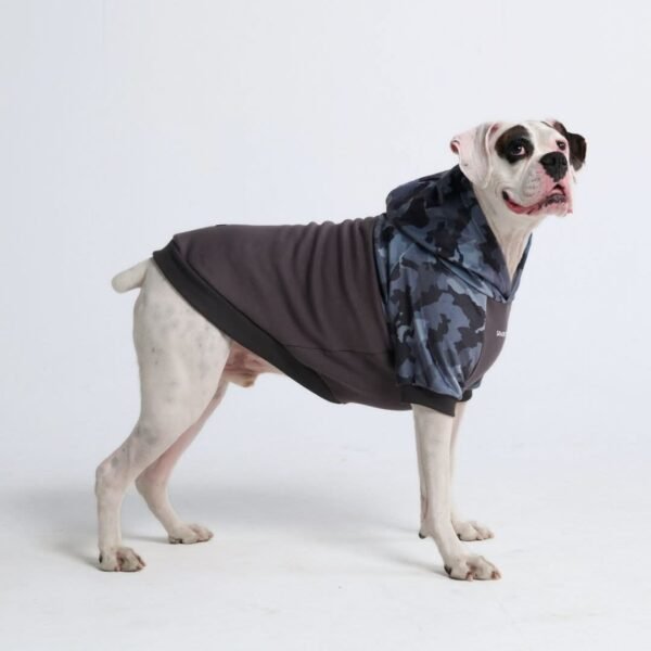 Grey Camo Human Hoodie - Image 4