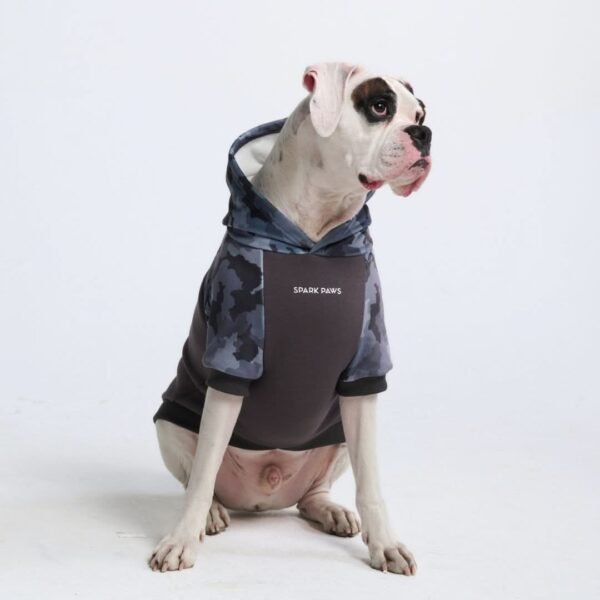 Grey Camo Human Hoodie - Image 5