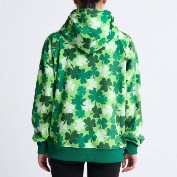 St. Paddy's Human Hoodie - Shamrocks (Limited Edition) - Image 3