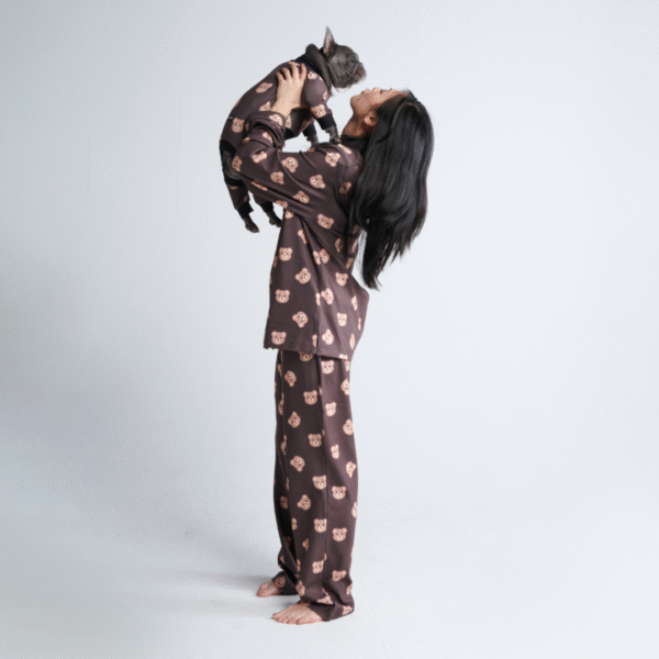 Human Pajama Top - Bear Black - Image 4