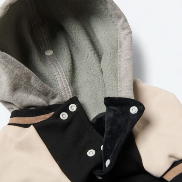 Dog Varsity Jacket - Black - Image 6