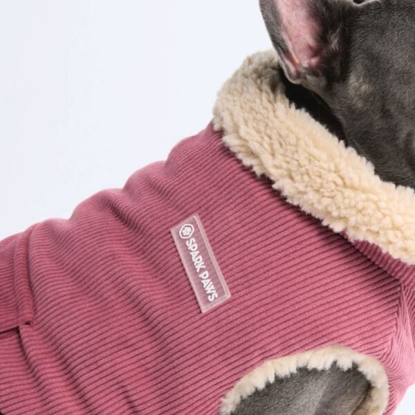 Corduroy Insulated Jacket - Pink - Image 6