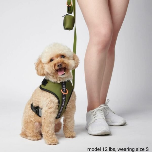 Ultra Soft Activewear Dog Harness - Green - Image 7