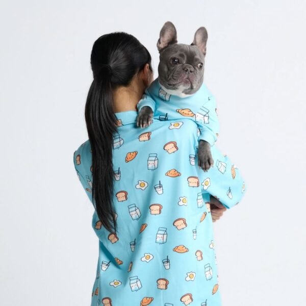 Human Pajama Top - Breakfast Blue - Image 6