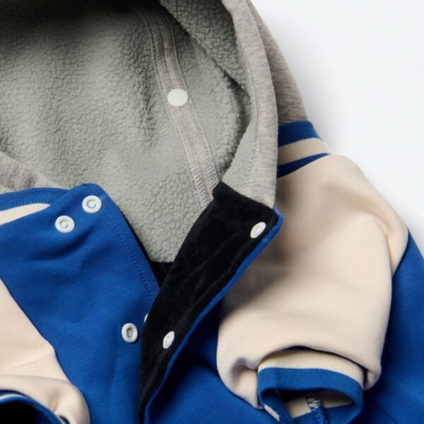Dog Varsity Jacket - Blue - Image 6