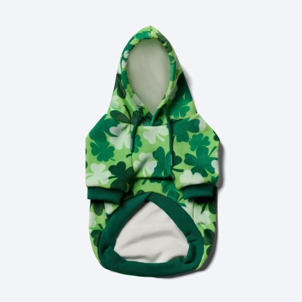 St. Paddy's Dog Hoodie - Shamrocks (Limited Edition) - Image 3