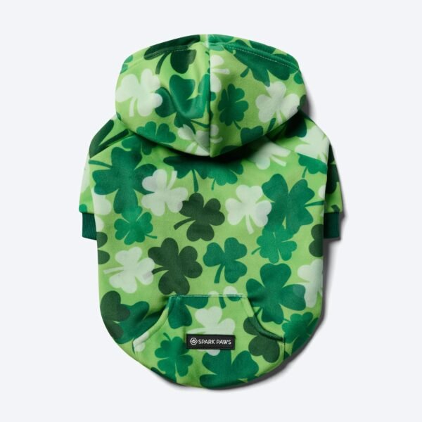 St. Paddy's Dog Hoodie - Shamrocks (Limited Edition) - Image 2
