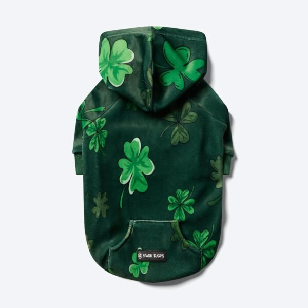 St. Paddy's Dog Hoodie - Dark Green (Limited Edition) - Image 2