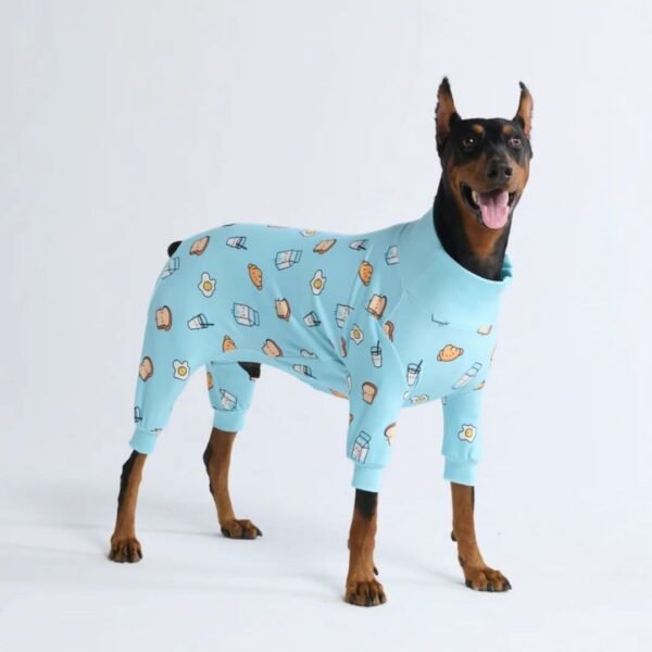 Human Pajama Pants - Breakfast Blue - Image 4