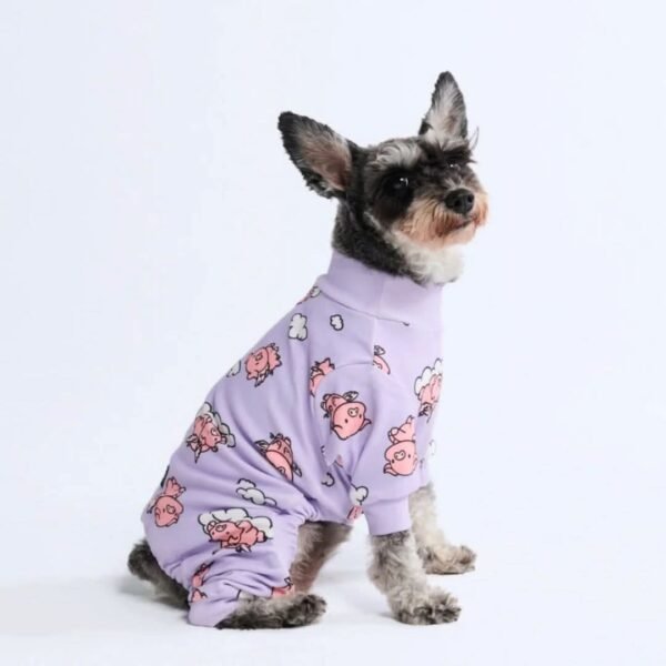 Human Pajama Pants - When Pigs Fly - Purple - Image 4