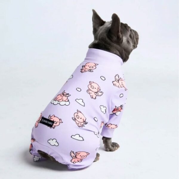 Human Pajama Pants - When Pigs Fly - Purple - Image 5