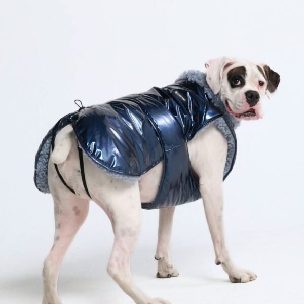 Slip-on Insulated Jacket - Dark Navy - Image 4