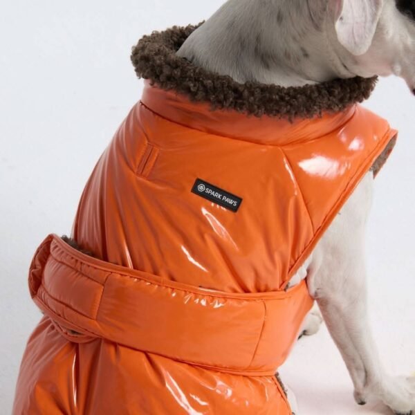 Slip-on Insulated Jacket - Orange - Image 5