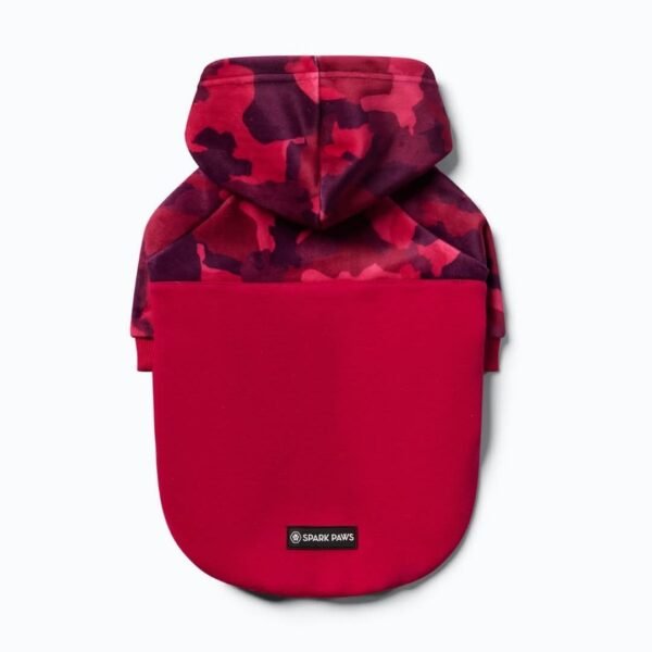 Fuchsia Camo Dog Hoodie - Image 2
