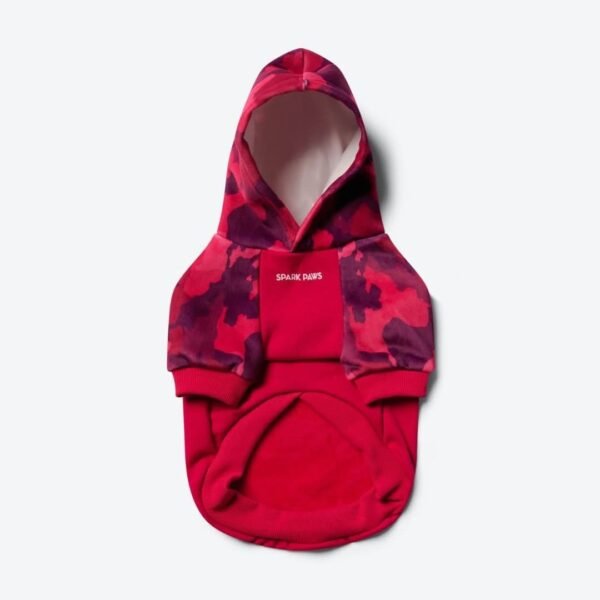 Fuchsia Camo Dog Hoodie - Image 3