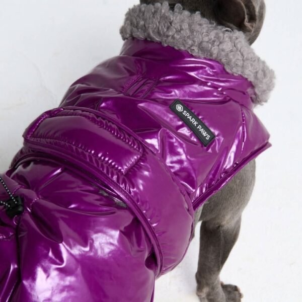 Slip-on Insulated Jacket - Magenta - Image 5