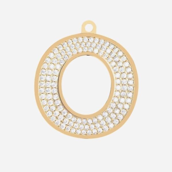 Initial Letter Jewelry Tag - O - Image 2