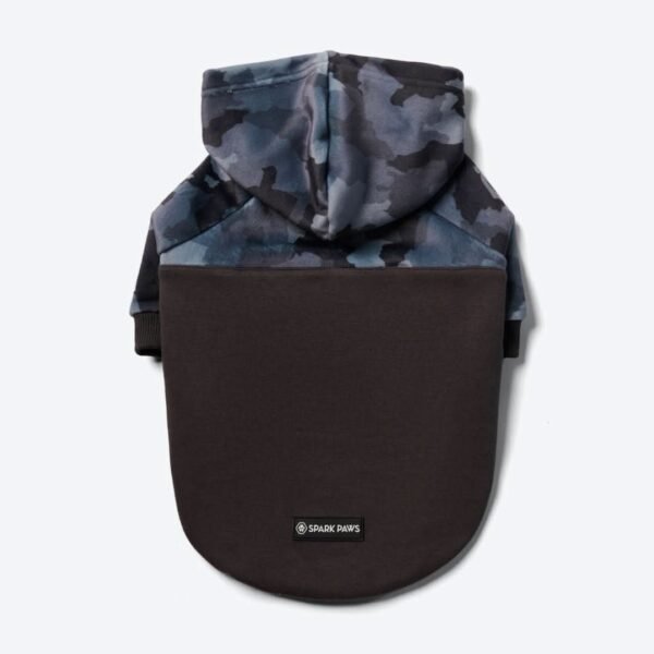 Grey Camo Dog Hoodie - Image 2
