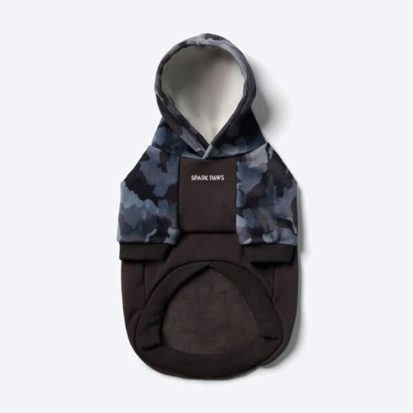 Grey Camo Dog Hoodie - Image 3