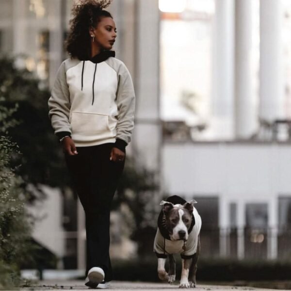 Olive Cream Human Hoodie - Image 2