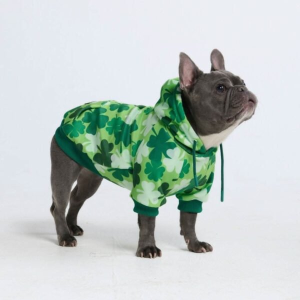 St. Paddy's Dog Hoodie - Shamrocks (Limited Edition) - Image 6