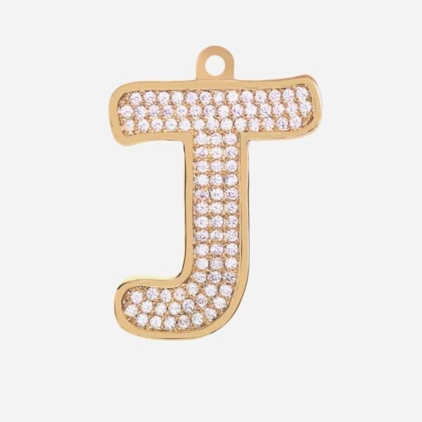 Initial Letter Jewelry Tag - J - Image 2