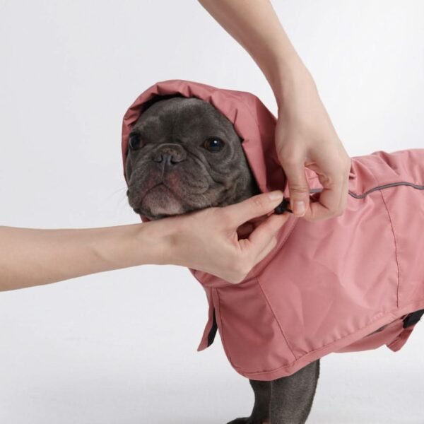 Breatheshield™ Dog Raincoat - Sea Pink - Image 5