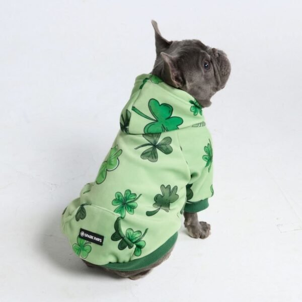 St. Paddy's Dog Hoodie - Light Green (Limited Edition) - Image 5