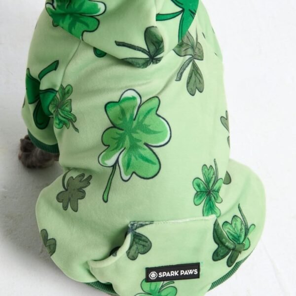 St. Paddy's Dog Hoodie - Light Green (Limited Edition) - Image 6