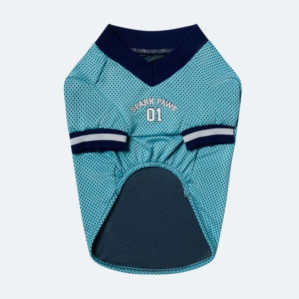 Football Mesh Jersey - Blue - Image 2