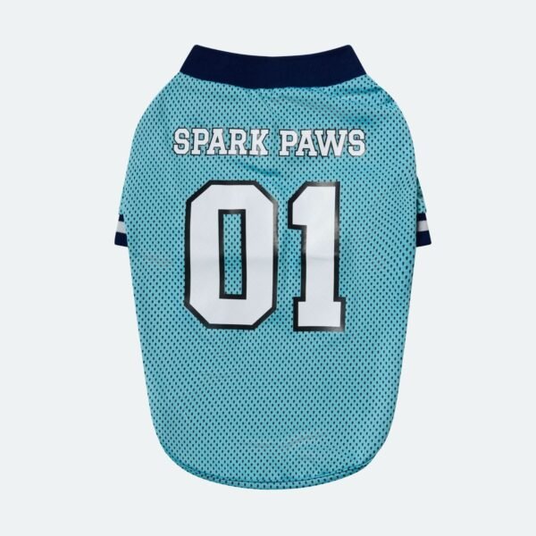 Football Mesh Jersey - Blue - Image 4