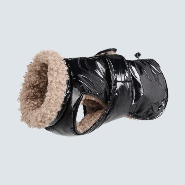 Slip-on Insulated Jacket - Gloss Black - Image 3