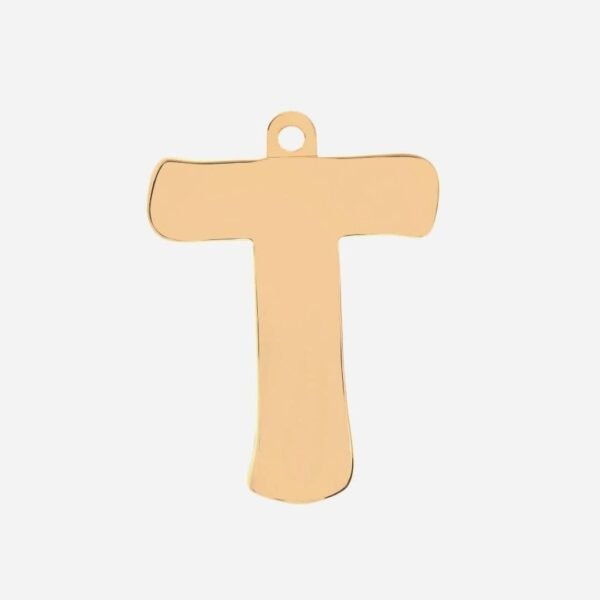 Initial Letter Jewelry Tag - T - Image 3