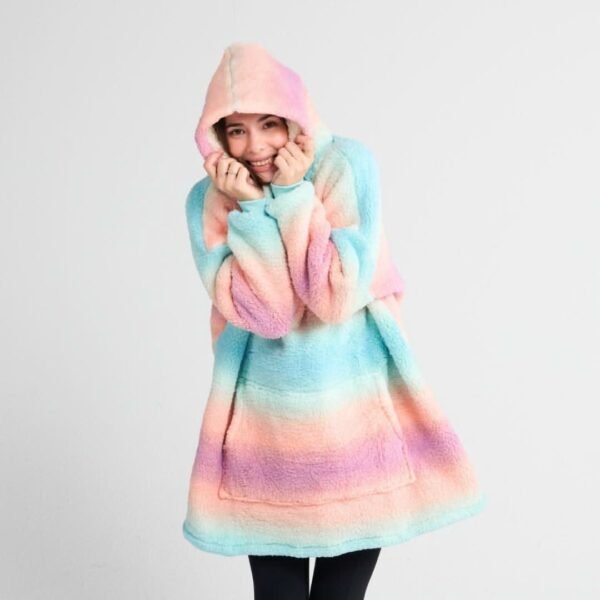 Fluffdreams Oversized Human Hoodie - Pastel Icing - Image 4