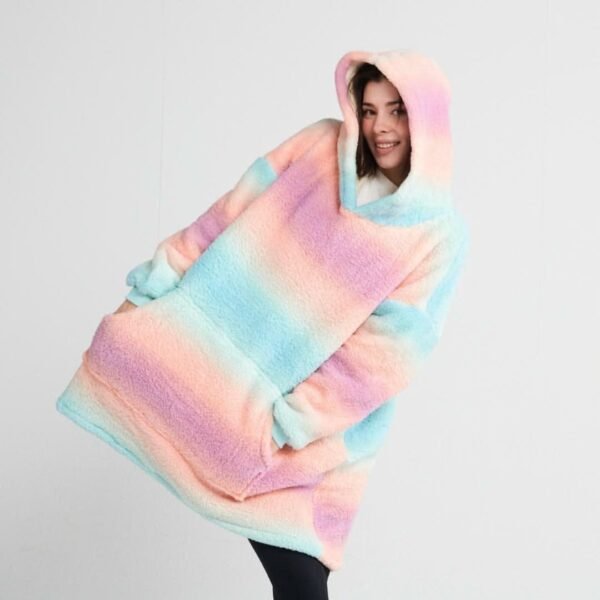 Fluffdreams Oversized Human Hoodie - Pastel Icing - Image 2