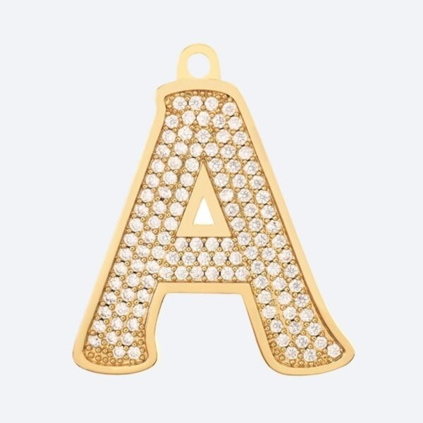 Initial Letter Jewelry Tag - A - Image 2
