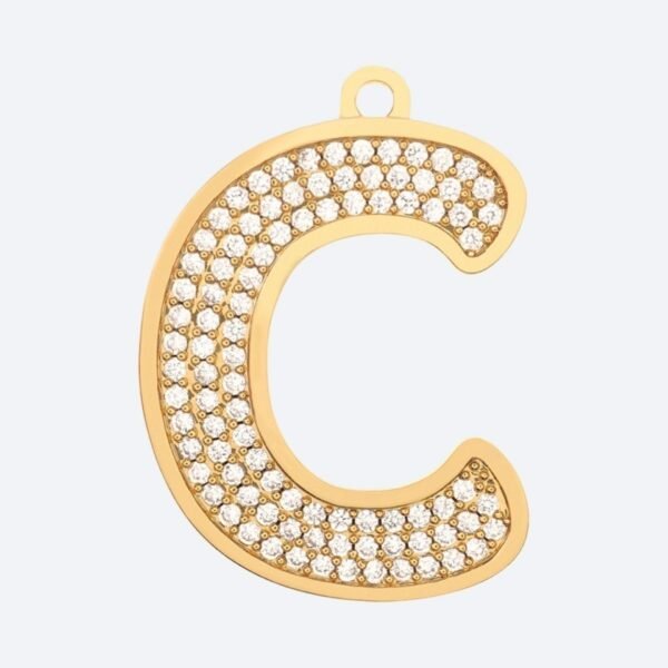 Initial Letter Jewelry Tag - C - Image 2