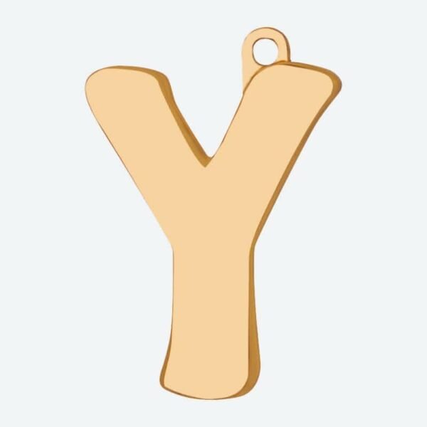 Initial Letter Jewelry Tag - Y - Image 2