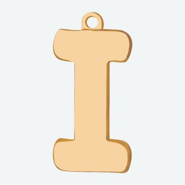 Initial Letter Jewelry Tag - I - Image 3