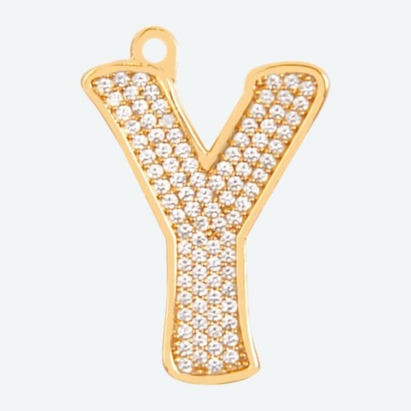 Initial Letter Jewelry Tag - Y - Image 3