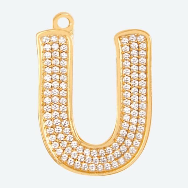 Initial Letter Jewelry Tag - U - Image 2