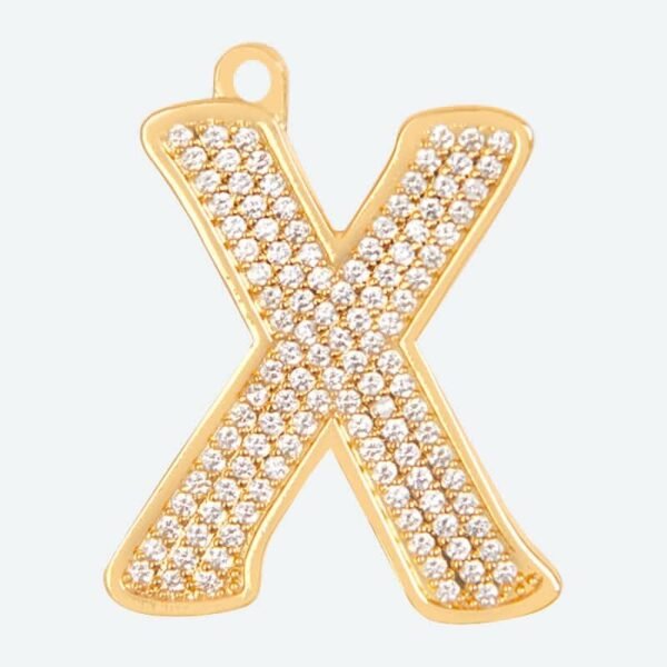 Initial Letter Jewelry Tag - X - Image 2