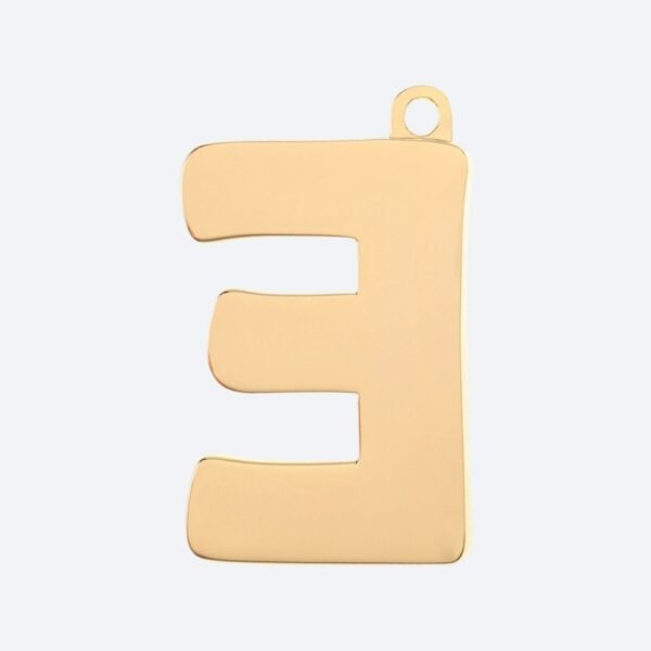 Initial Letter Jewelry Tag - E - Image 5