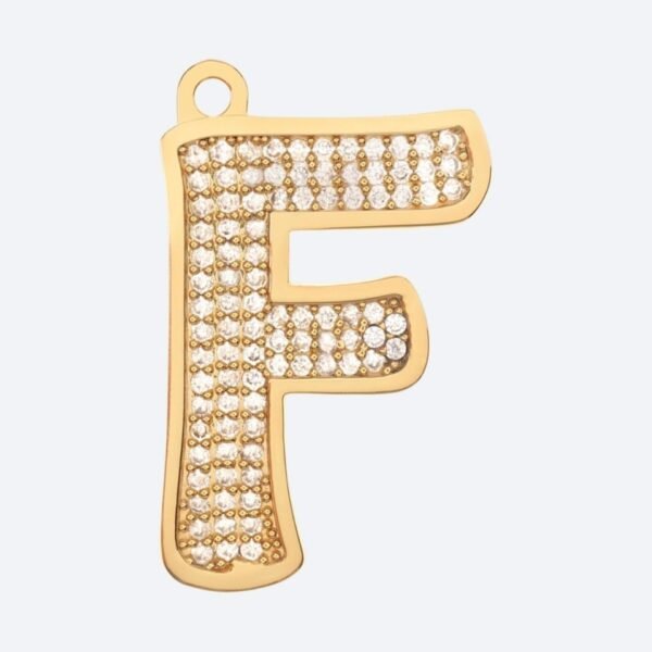 Initial Letter Jewelry Tag - F - Image 2