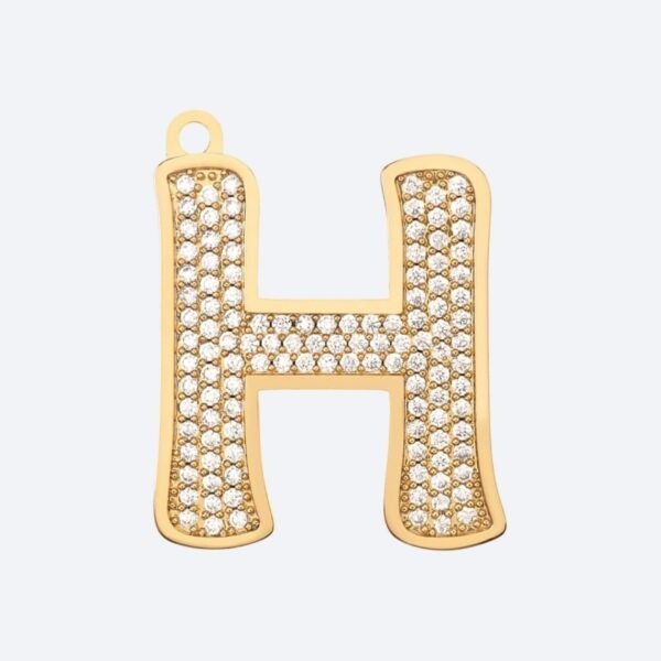 Initial Letter Jewelry Tag - H - Image 2