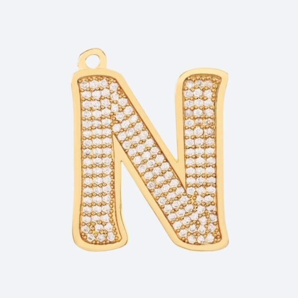 Initial Letter Jewelry Tag - N - Image 2