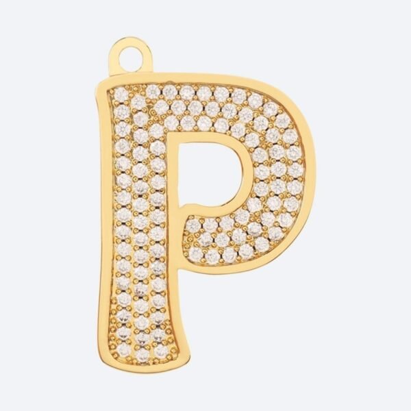 Initial Letter Jewelry Tag - P - Image 2