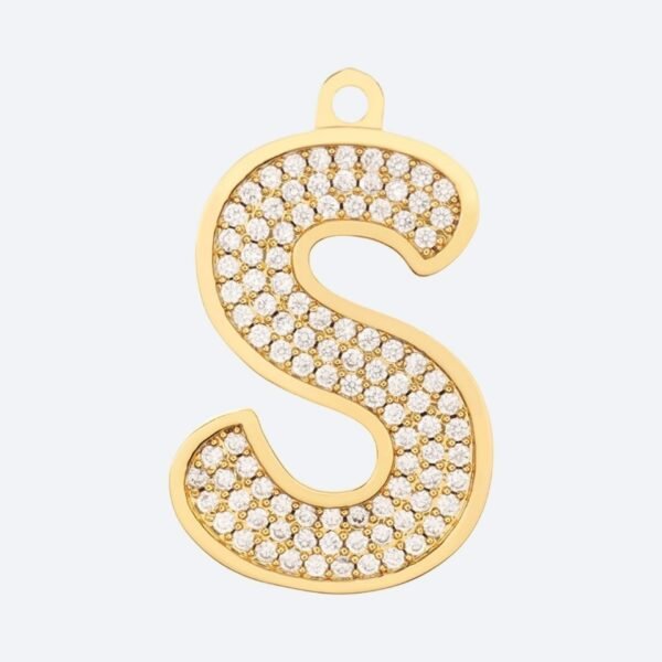 Initial Letter Jewelry Tag - S - Image 2